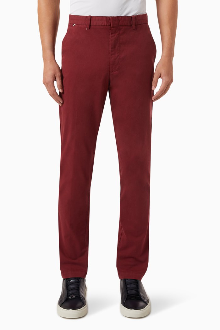 

Kaito1 Pants in Stretch-cotton Gabardine, Red