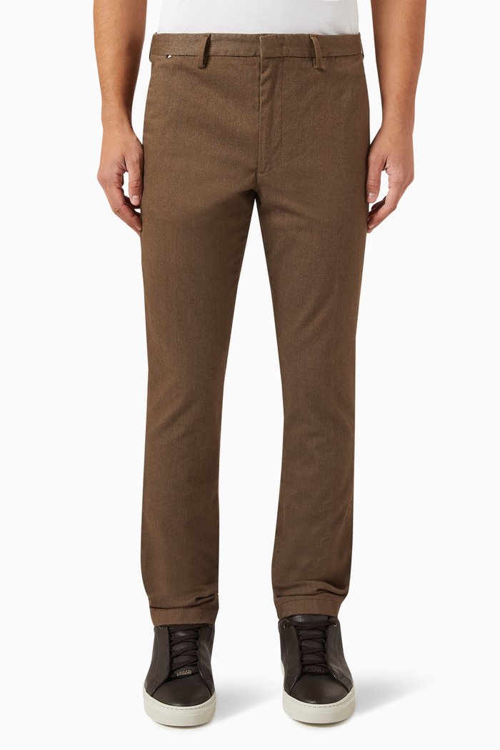 

Kaito Slim-fit Chino Pants in Stretch-cotton, Green