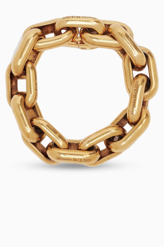 

Peak Chain Bracelet in Brass, Multicolour