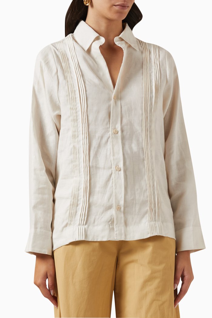 

Aurora Shirt in Cotton, White