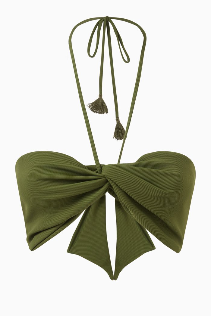 

Olympia Bikini Top, Green
