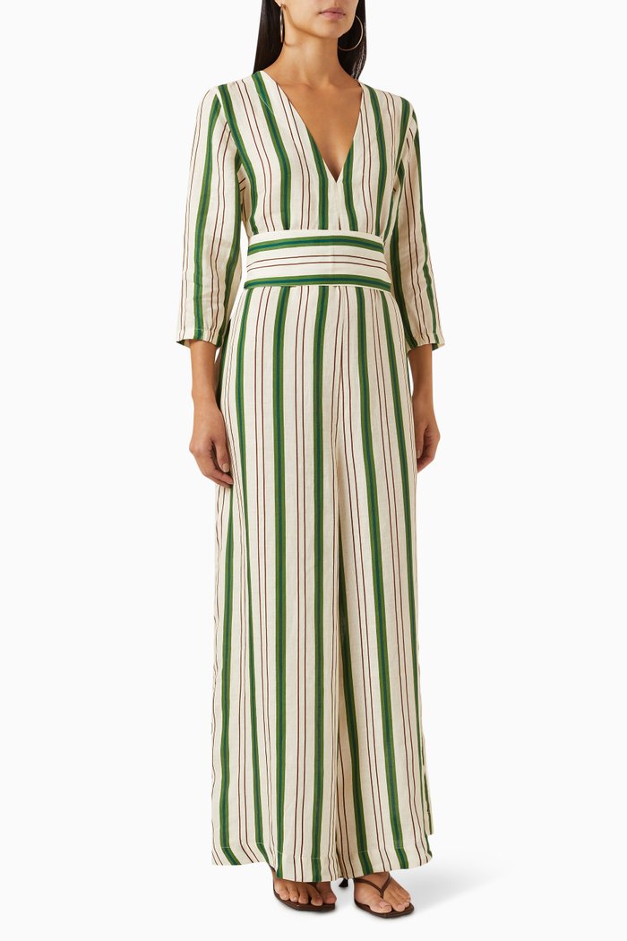

Clementia Jumpsuit in Cotton, Neutral