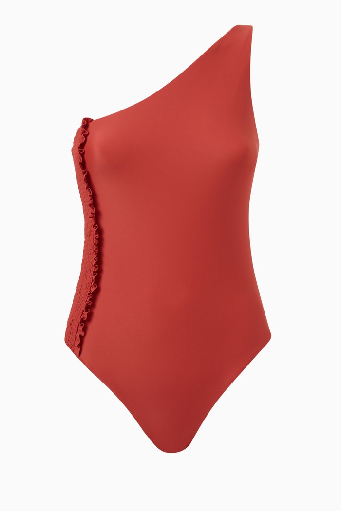 Suzu One-piece Swimsuit, Red