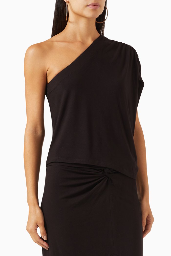 

Anona Top in Stretch Bamboo, Black