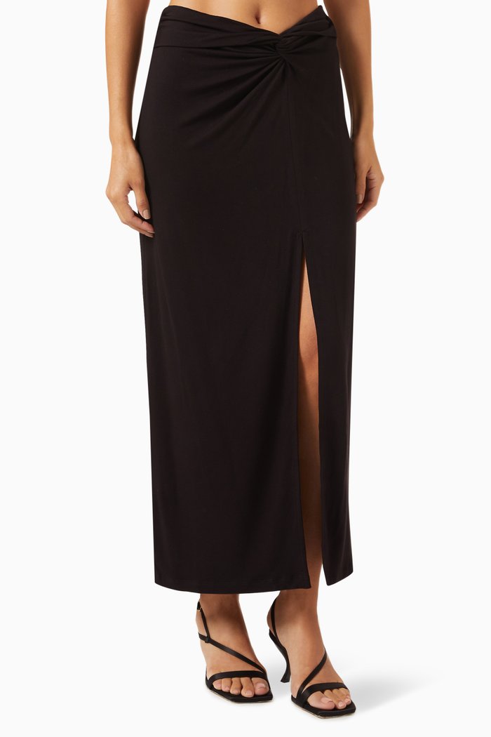 

Marte Skirt in Stretch Jersey, Black