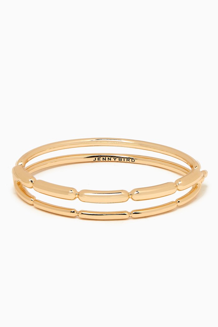 

Balloon Link Bangle in Brass, Gold