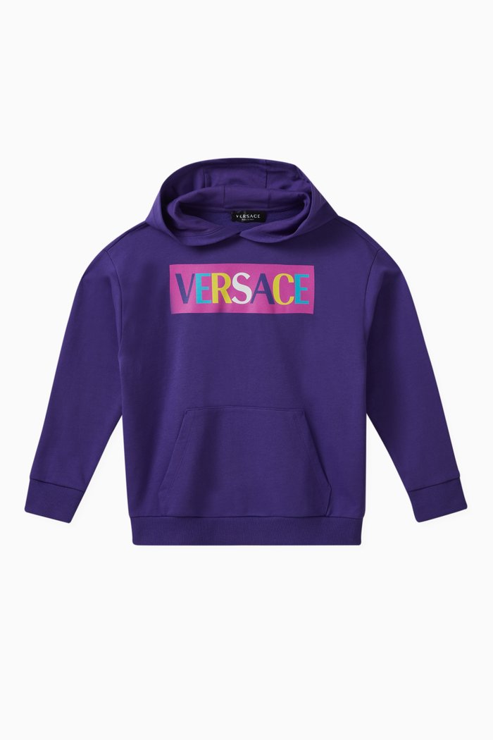 

Logo-print Hoodie in Cotton, Multicolour