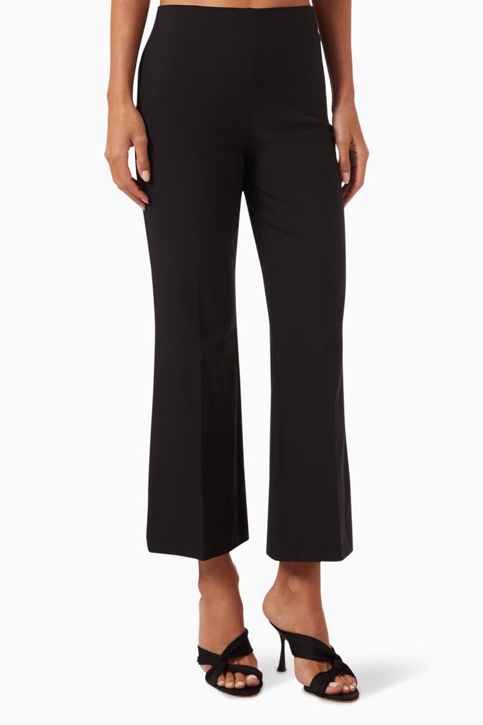 

Kick Crop Pants in Cotton-blend, Black