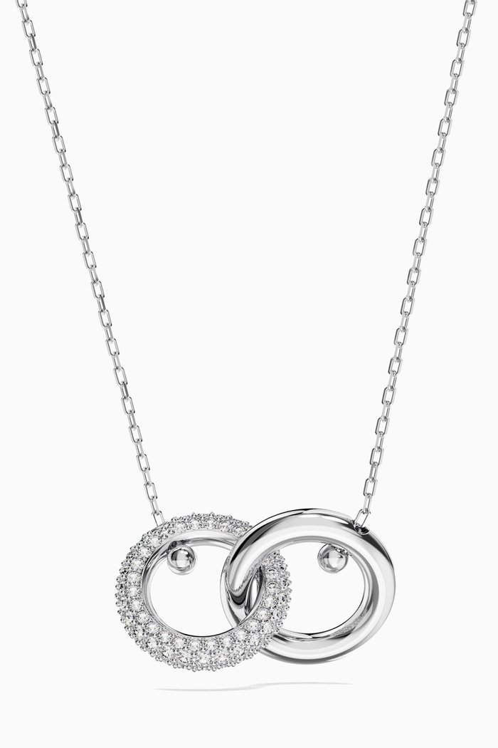 

Dextera Pendant Necklace in Rhodium-plated Metal, Silver