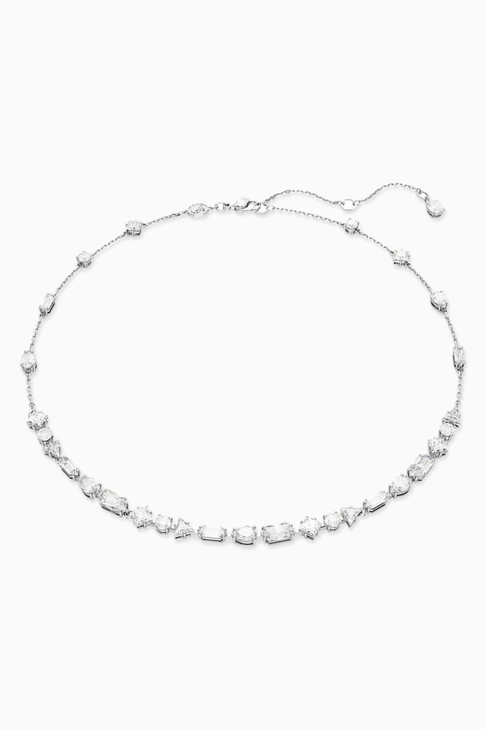 

Mesmera Necklace in Rhodium-plated Metal, Silver