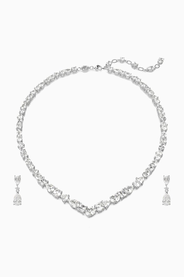 

Mesmera Set in Rhodium-plated Metal, Silver