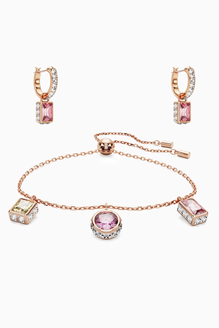 

Stilla Set in Rose Gold-plated Metal, Pink
