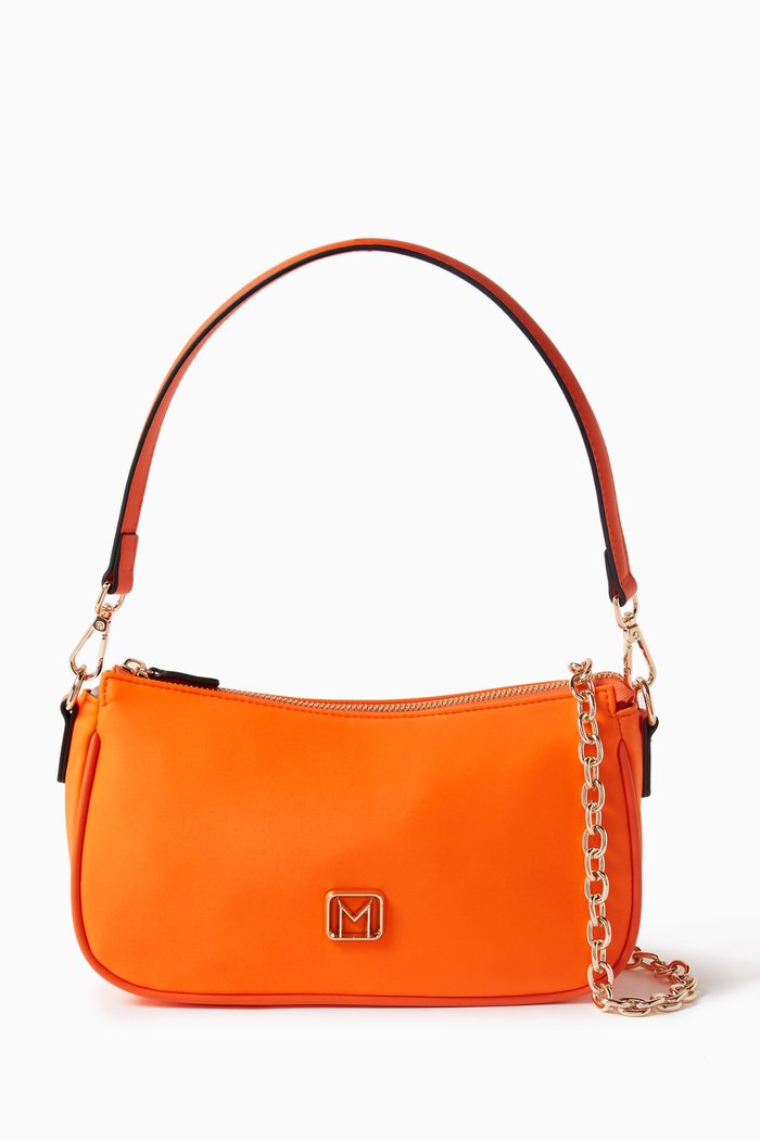 

Pausa Shoulder Bag in Nylon, Orange