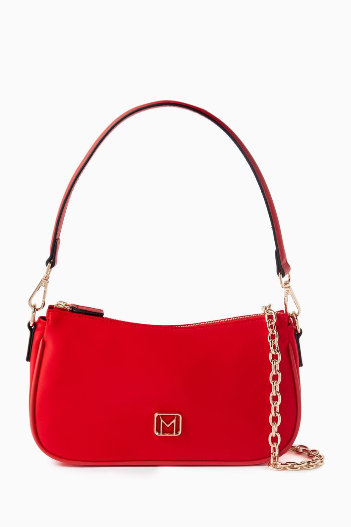 

Pausa Shoulder Bag in Nylon, Red