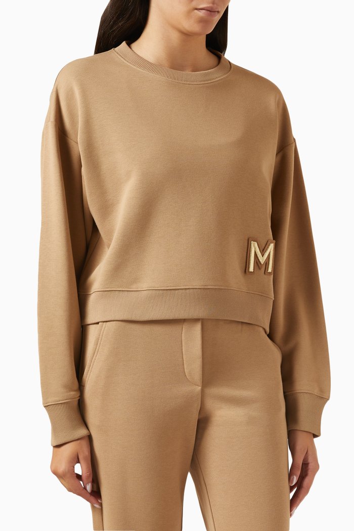

Sedia Sweatshirt in Cotton-rich Blend, Brown