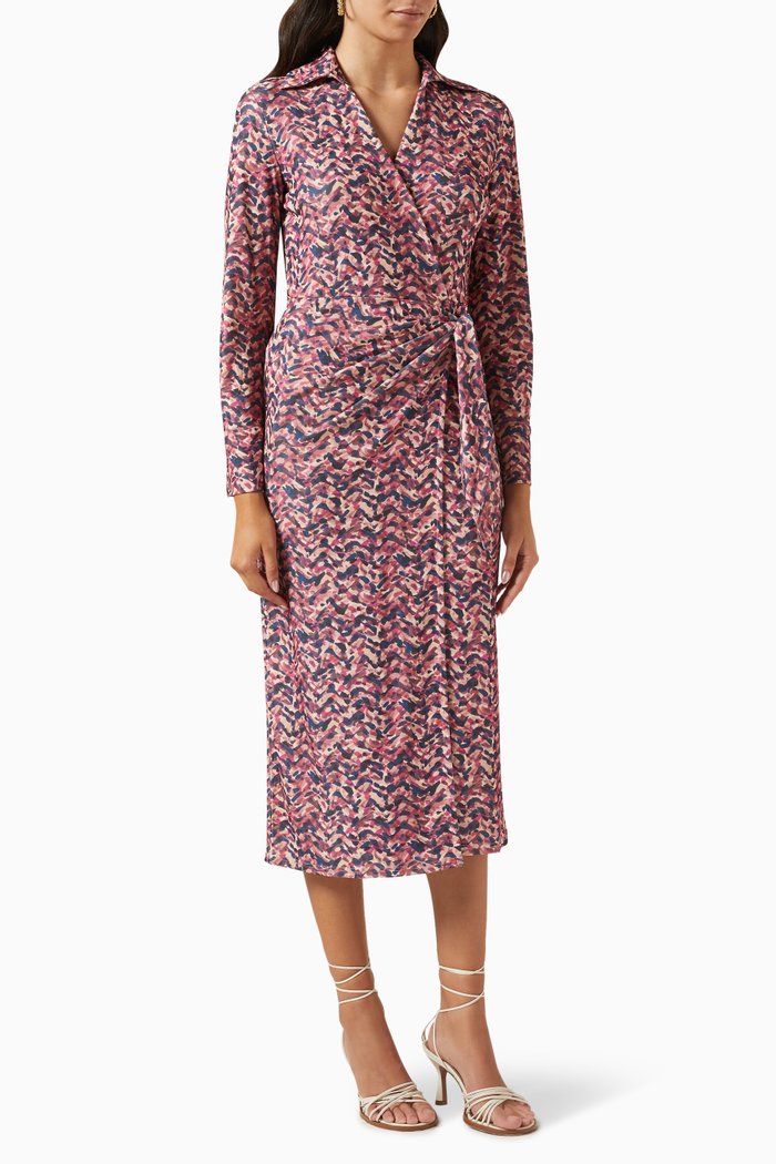 

Pier Midi Dress in Jersey, Multicolour