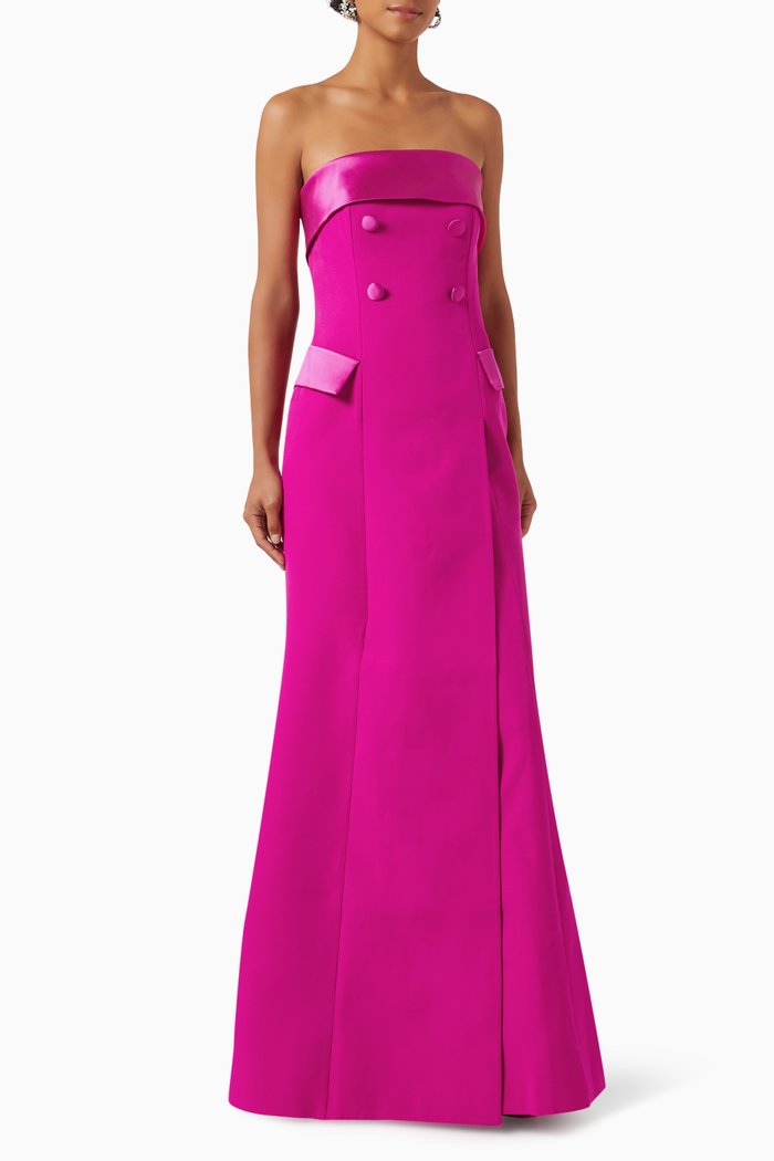 

Berry Dress in Crepe, Pink
