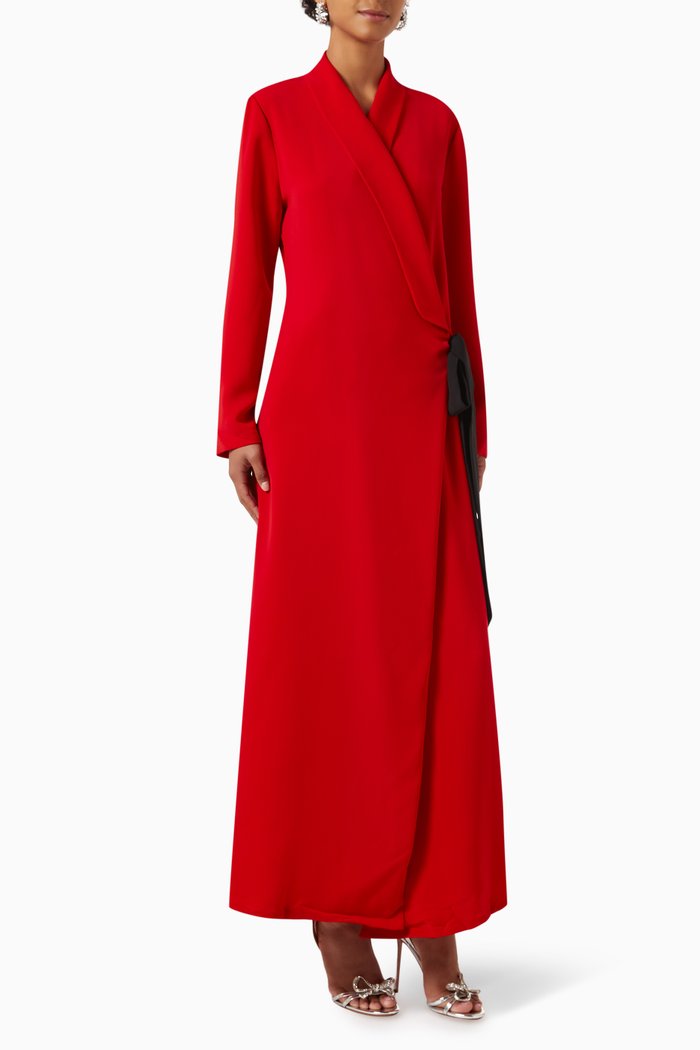 

Penny Dress in Crepe, Red
