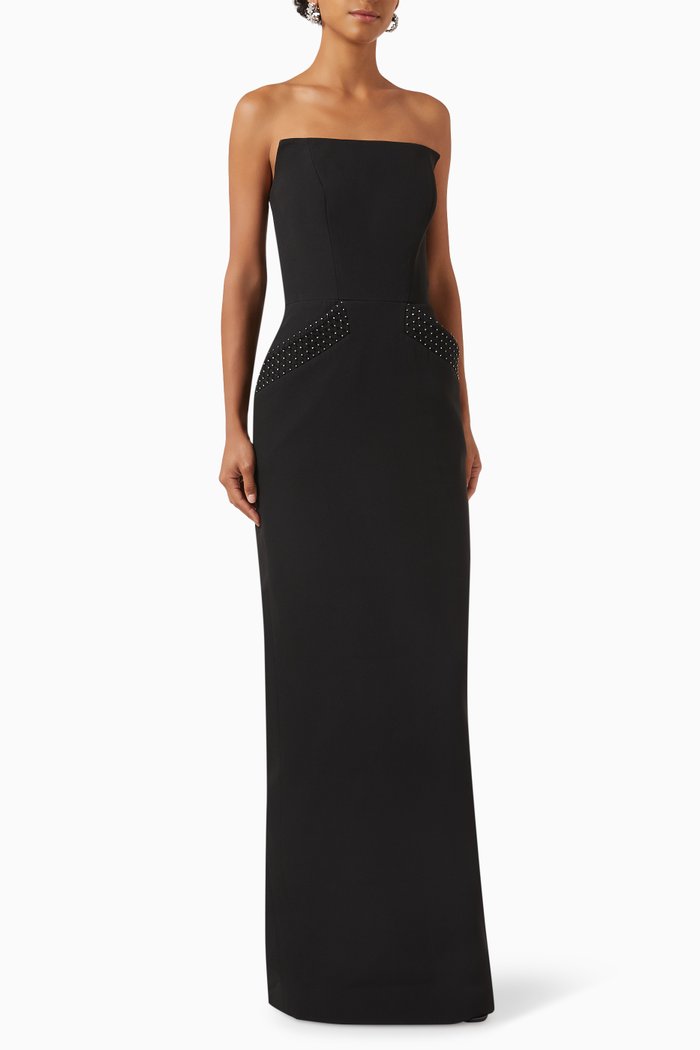 

Theo Dress in Crepe, Black