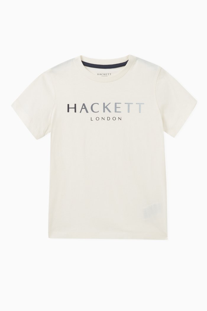 

Logo Print T-shirt in Cotton, White
