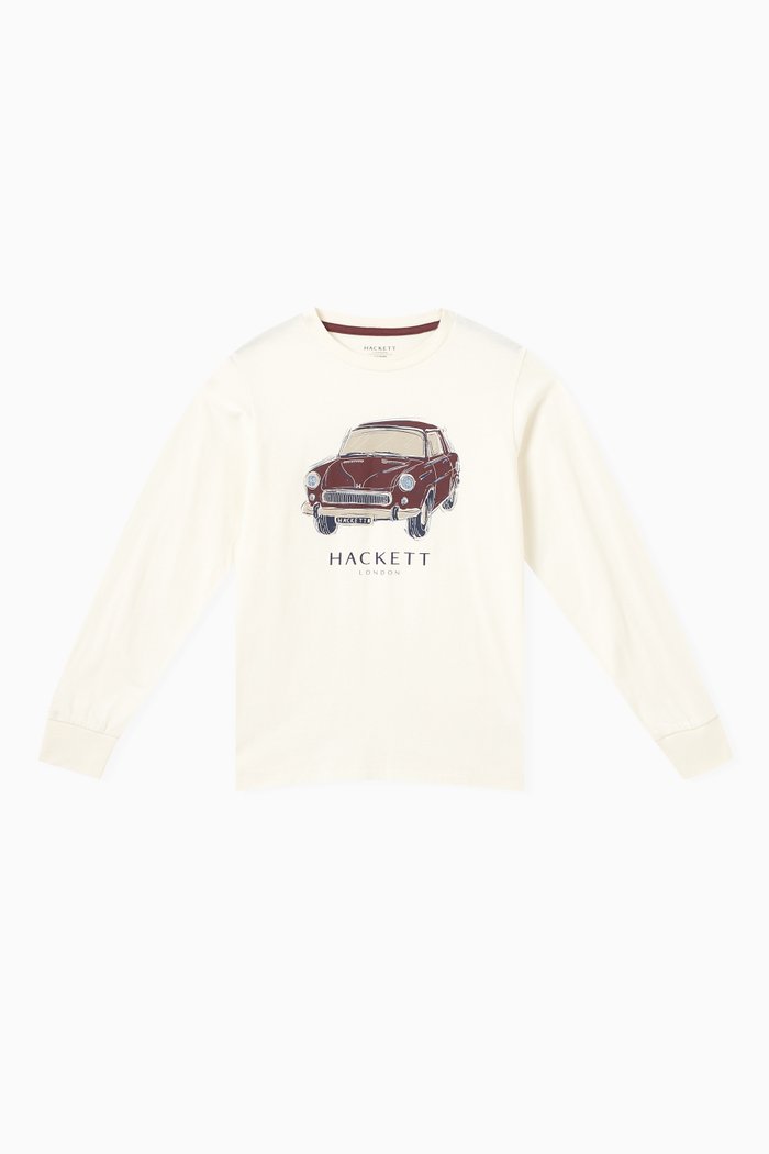 

Vintage Car T-shirt in Cotton-jersey, White