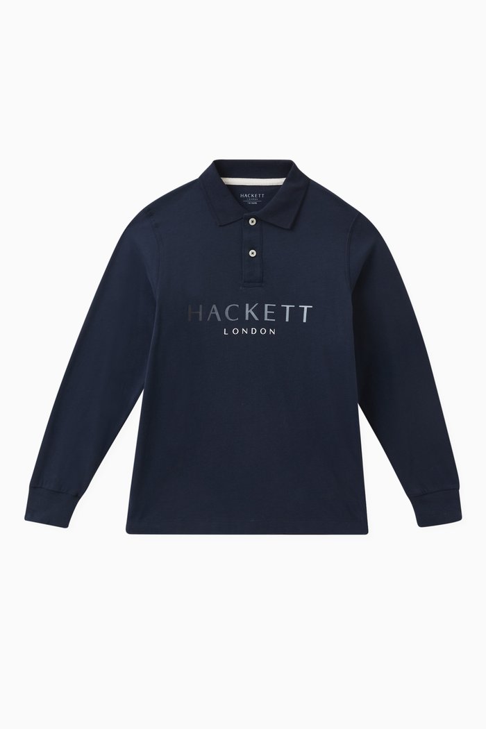 

Logo Polo Shirt in Cotton-jersey, Blue