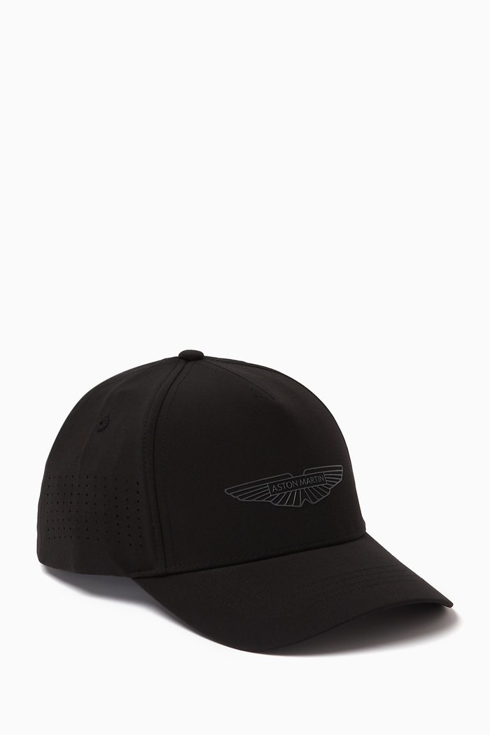 

x Aston Martin Baseball Cap in Cotton, Black