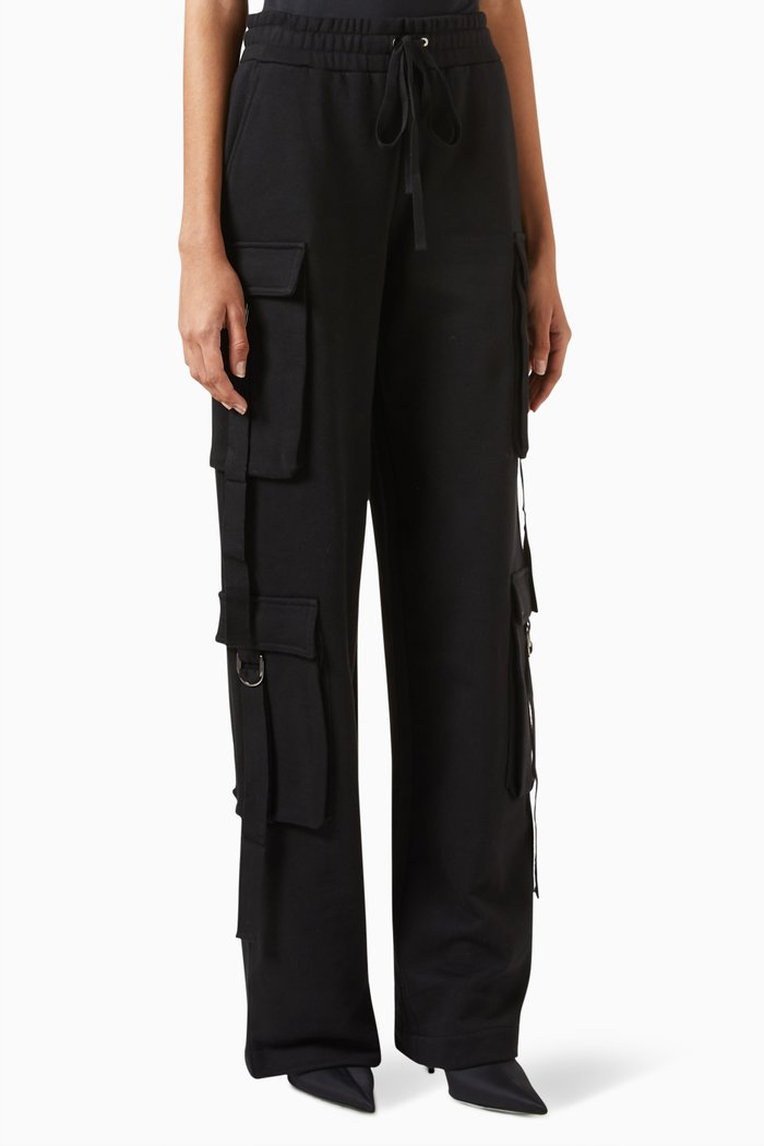 

Cargo Pants in Jersey, Black
