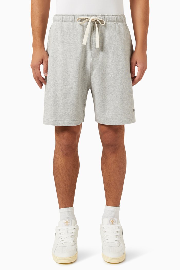 

Logo-embroidered Sweatshorts in Cotton, Grey