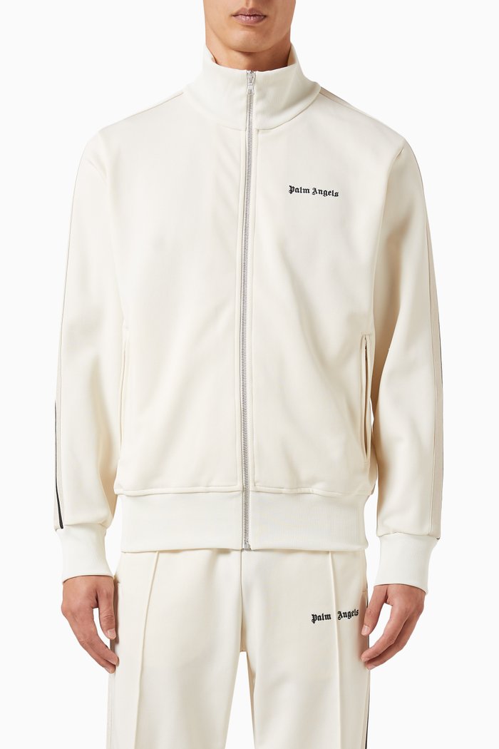 

Classic Logo Zip-up Track Jacket, Neutral