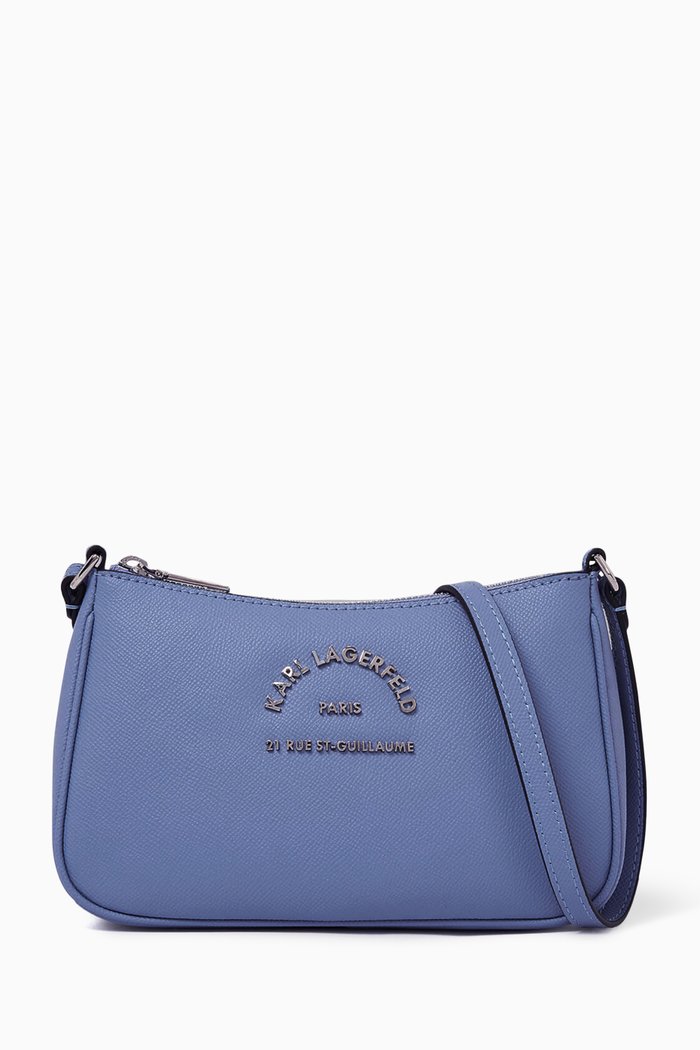 

Rue St-Guillaume Crossbody Bag in Faux Leather, Blue