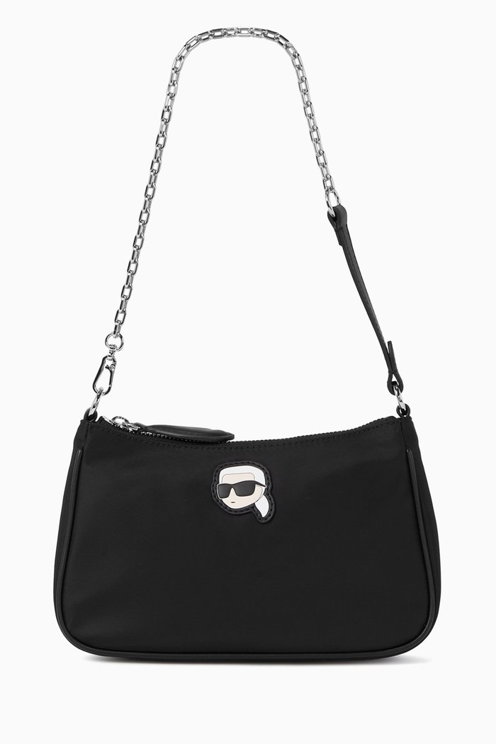 

K/Ikonik Shoulder Bag in Nylon, Black