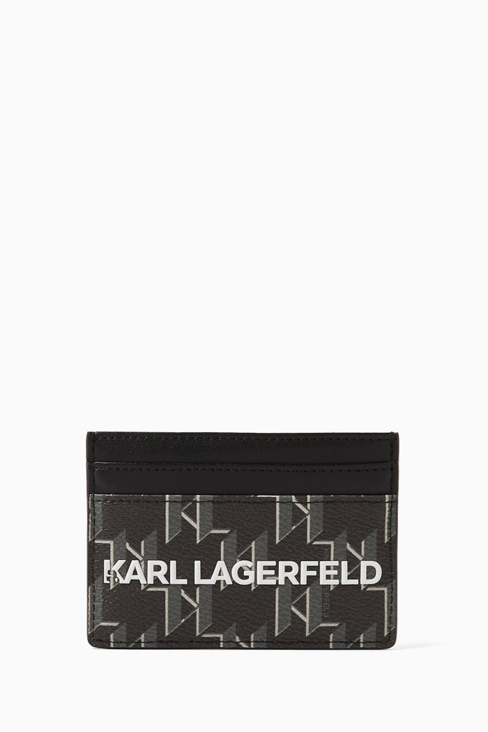 

K/Mono Klassik Cardholder in Monogram Canvas, Black