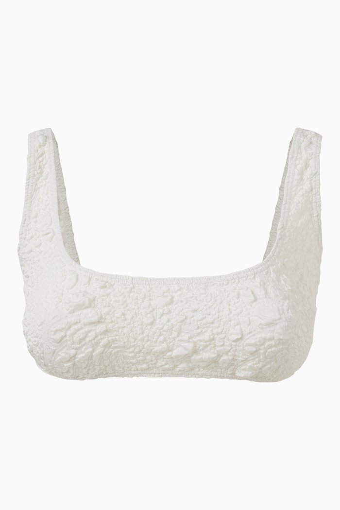

Kenny Bikini Top in Stretch-nylon, White