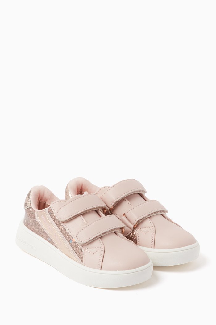 

Jem Slade Low Top Sneakers in Polyurethane, Pink