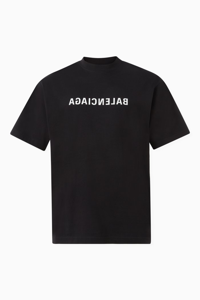 

Logo-print Medium Fit T-shirt in Vintage Jersey, Black