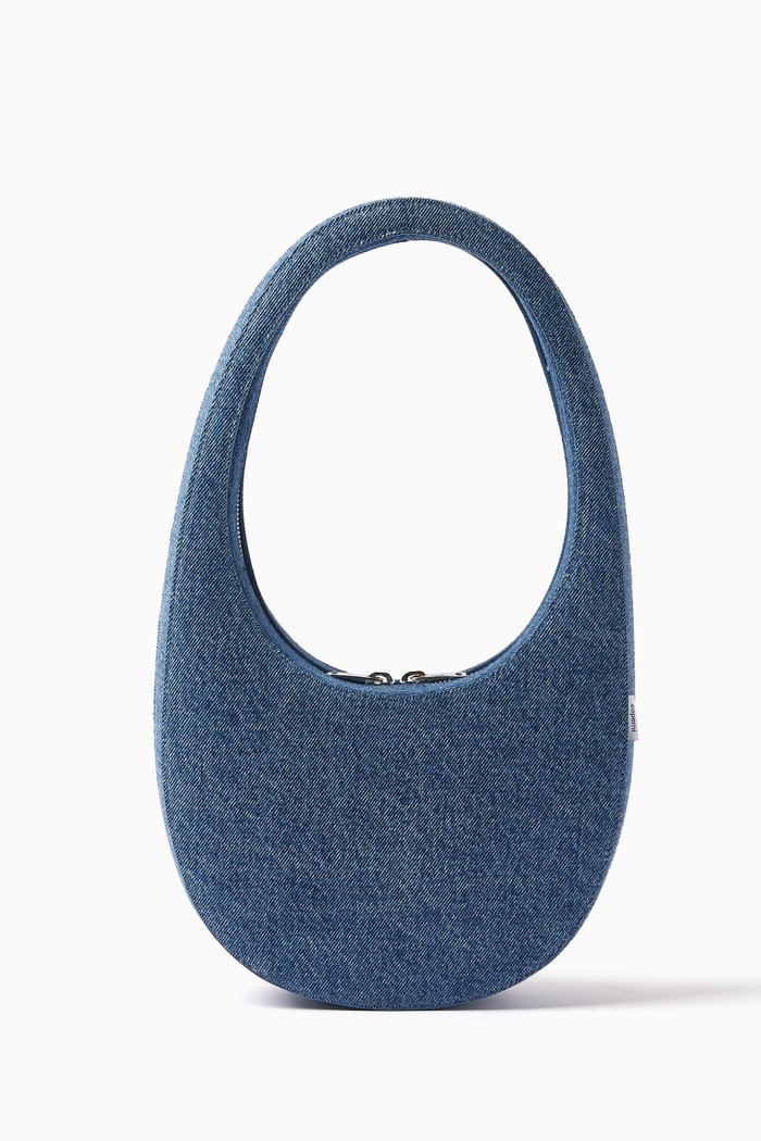 

Small Swipe Bag in Denim, Blue