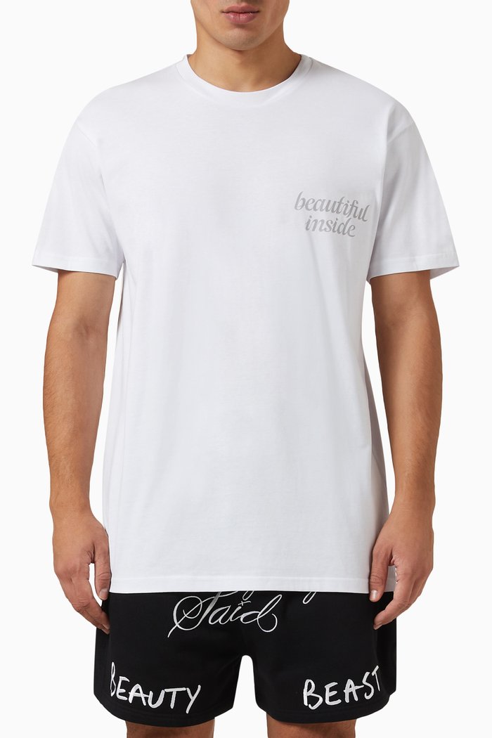 

Logo T-shirt in Cotton Jersey, White