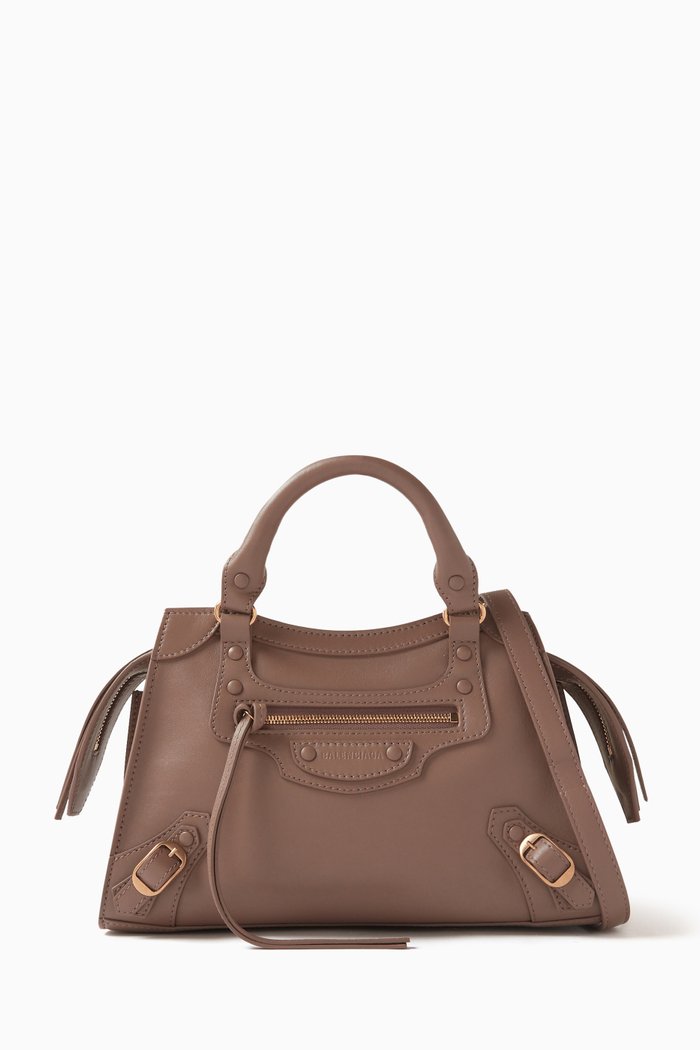 

XS Neo Classic City Bag in Smooth Calfskin, Grey