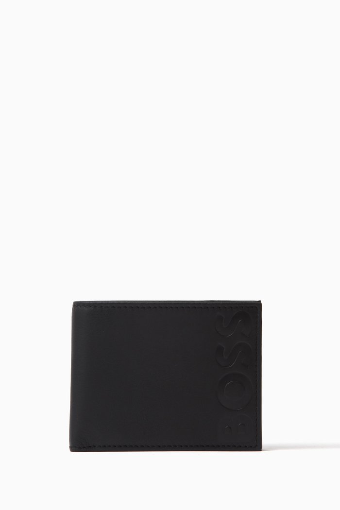 

Big BB Billfold wallet in Leather, Black