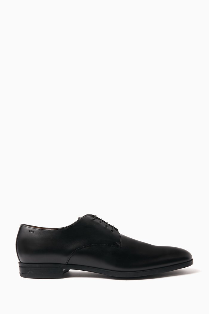 

Kensington Derby Shoes in Leather, Black