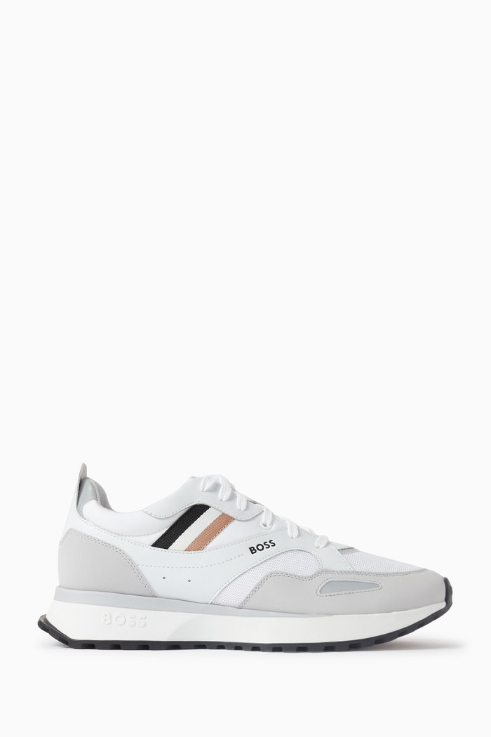 

Jonah Runn Sneakers in Knit Mesh, White