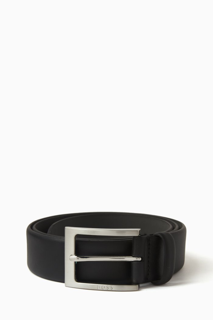 

Barnabie Belt in Nappa Leather, Black