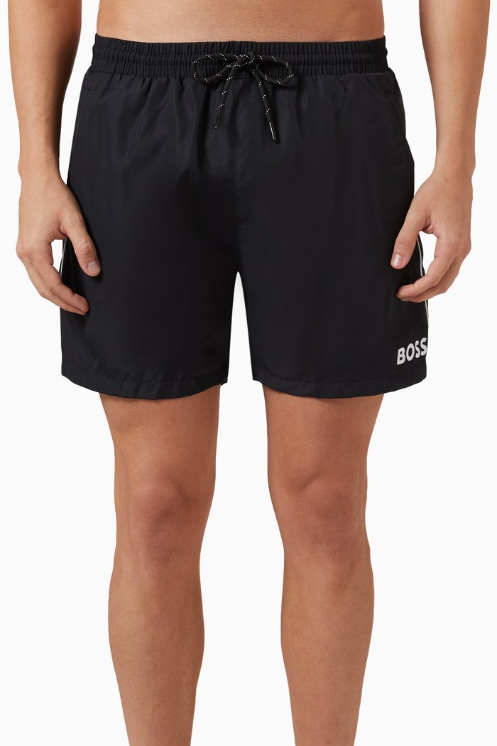 

Starfish Swim Shorts in Nylon, Black