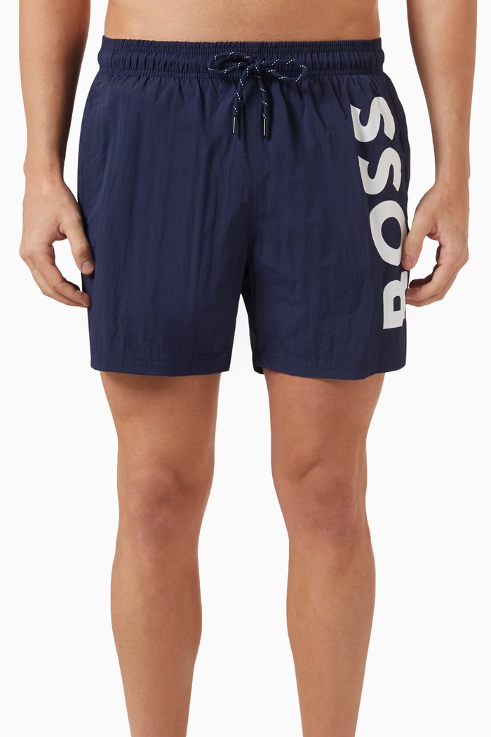 

Octopus Swim Shorts in Nylon, Blue