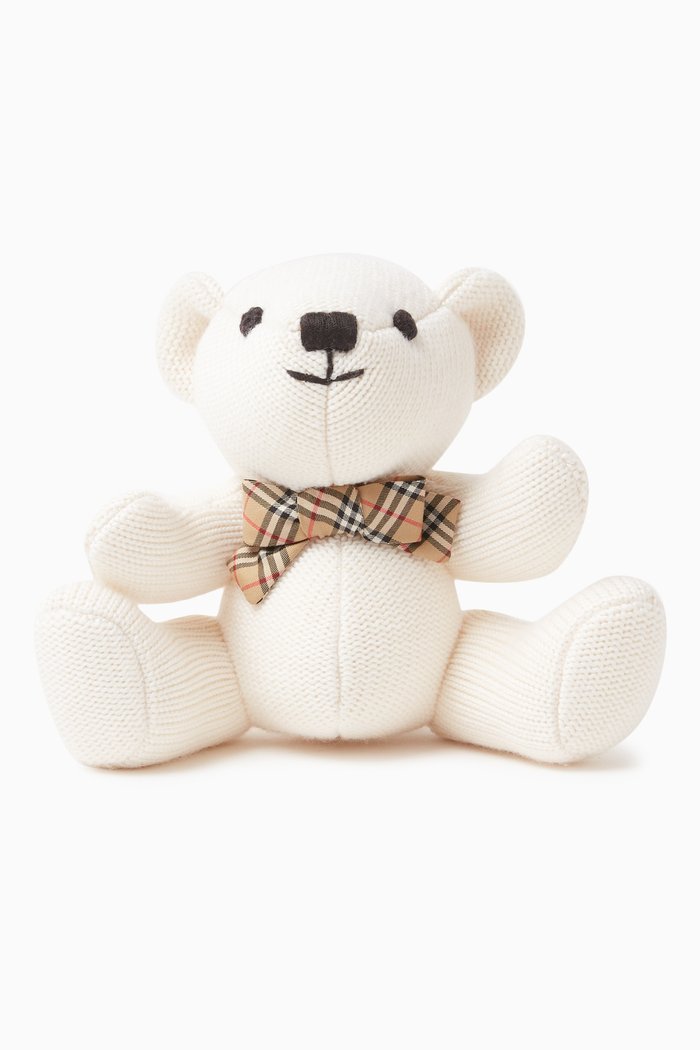

Check Bow-tie Thomas Bear Rattle, White
