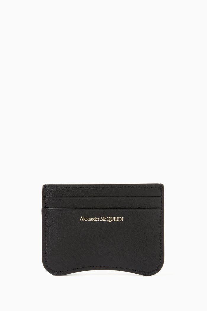 

The Seal Card Holder in Leather, Black