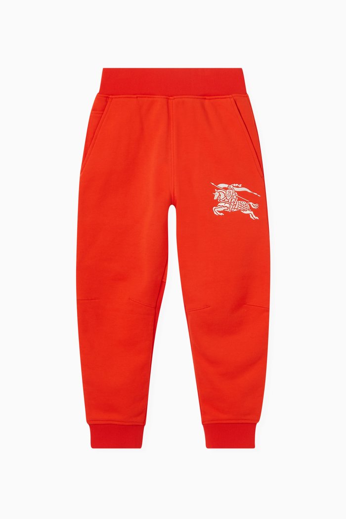 

Logo-embroidered Sweatpants in Organic Cotton, Orange