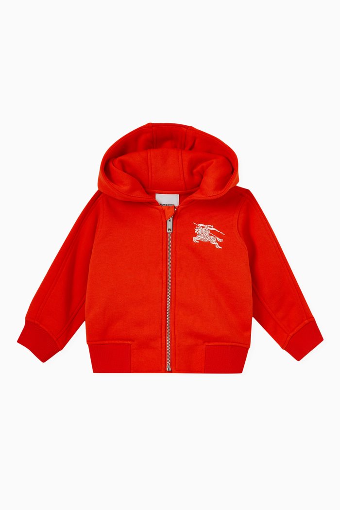 

Logo Hoodie in Cotton, Orange