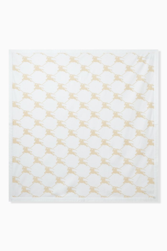 

Equestrian Knight Blanket in Cotton, Neutral
